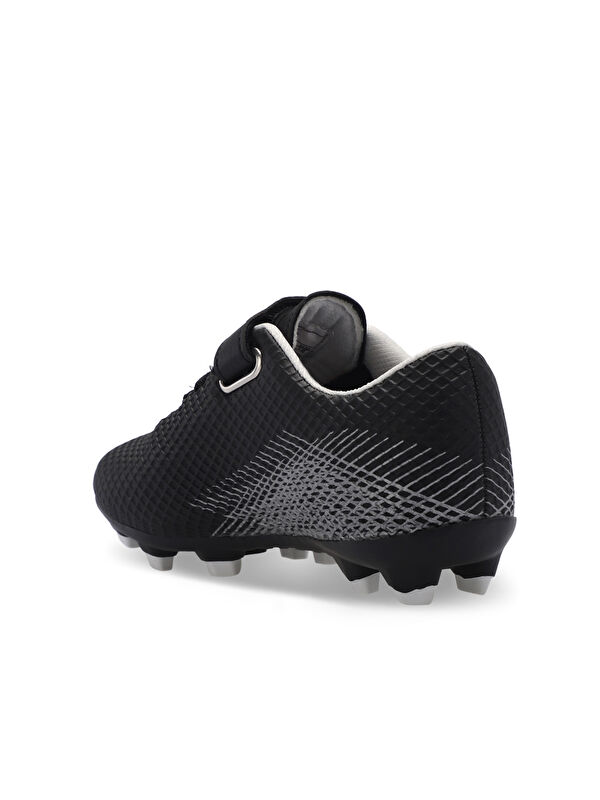 CULTURAL Unisex Çocuk Halı Saha Siyah / Gri Futbol Ayakkabısı - Görsel 4