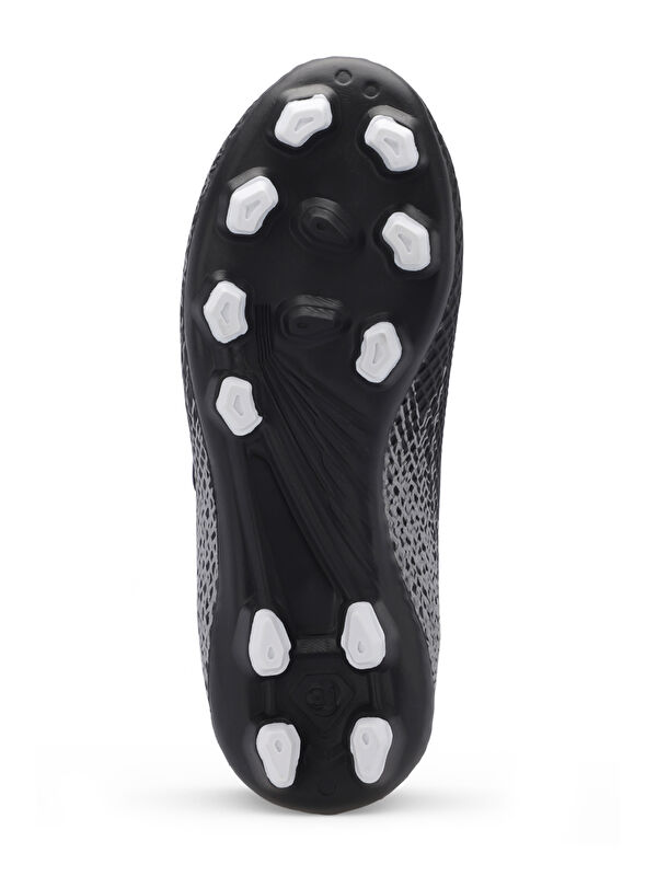 CULTURAL Unisex Çocuk Halı Saha Siyah / Gri Futbol Ayakkabısı - Görsel 8