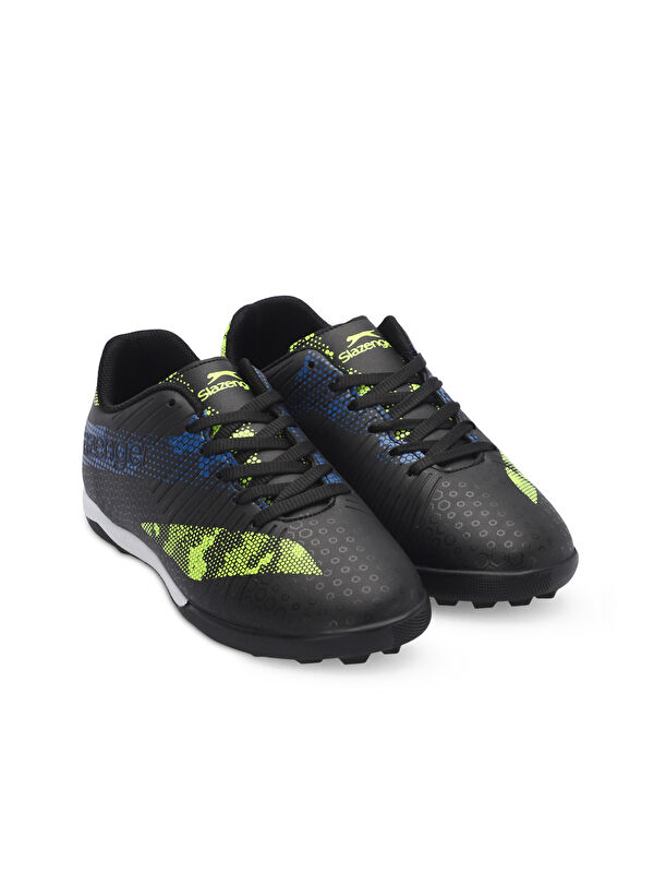 CYPRUS Erkek Çocuk Halı Saha Siyah / Yeşil Futbol Ayakkabısı - Görsel 3