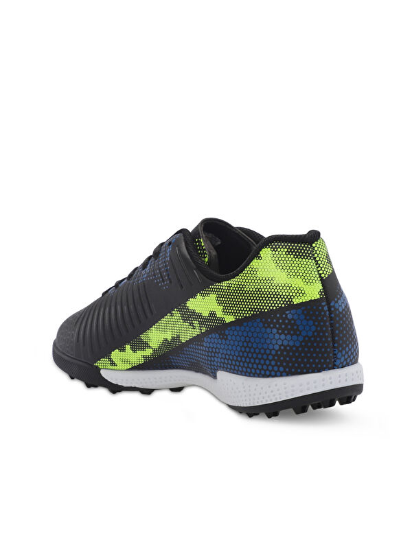 CYPRUS Erkek Çocuk Halı Saha Siyah / Yeşil Futbol Ayakkabısı - Görsel 4