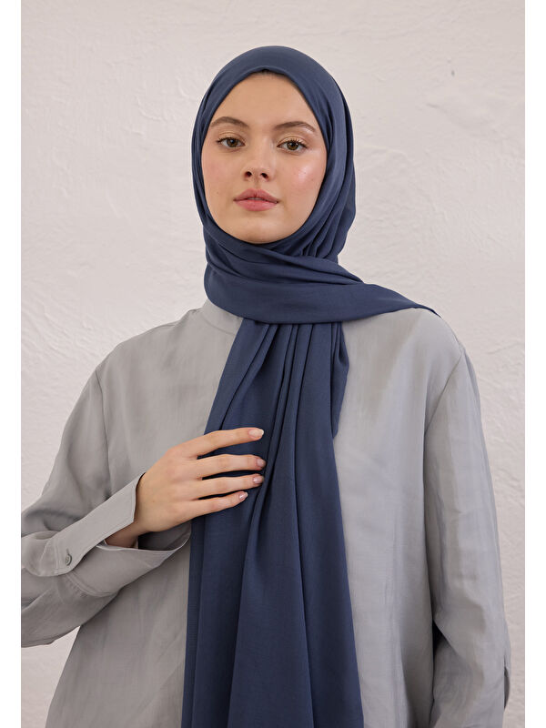 Fresh Scarfs Gece Mavisi Soft Viskon Şal