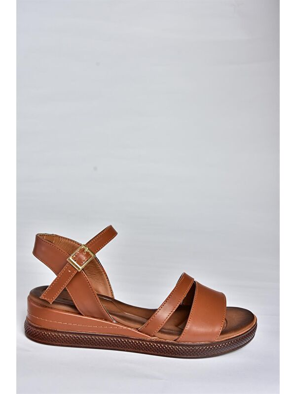 P674300709 Taba Dolgu Taban Kadın Ayakkabı - Görsel 5