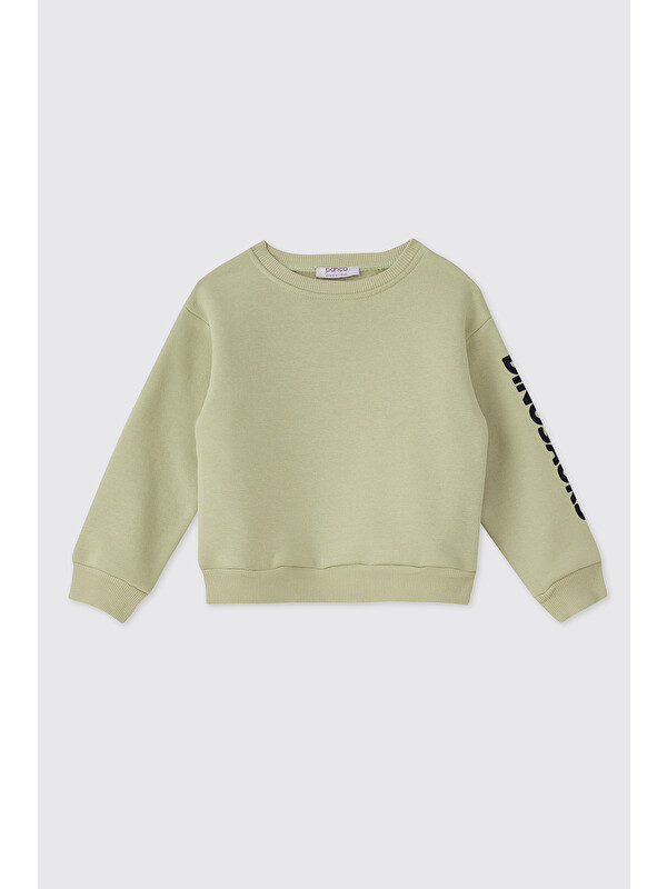 Panço Erkek Bebek Yeşil Sweatshirt