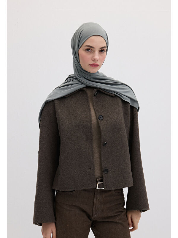 Fresh Scarfs Bambu Penye Şal Deniz Köpüğü