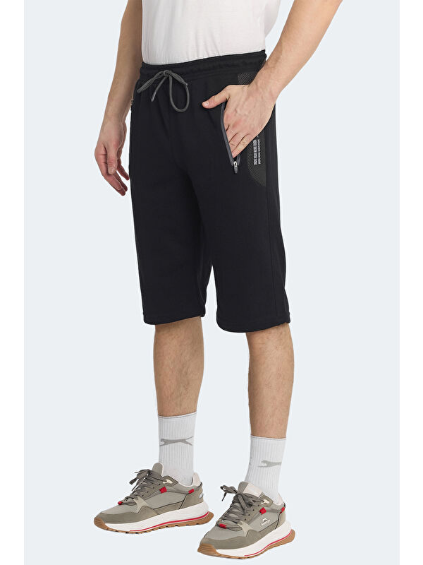 SLAZENGER NEACEL Erkek Cepli Kapri Siyah Şort