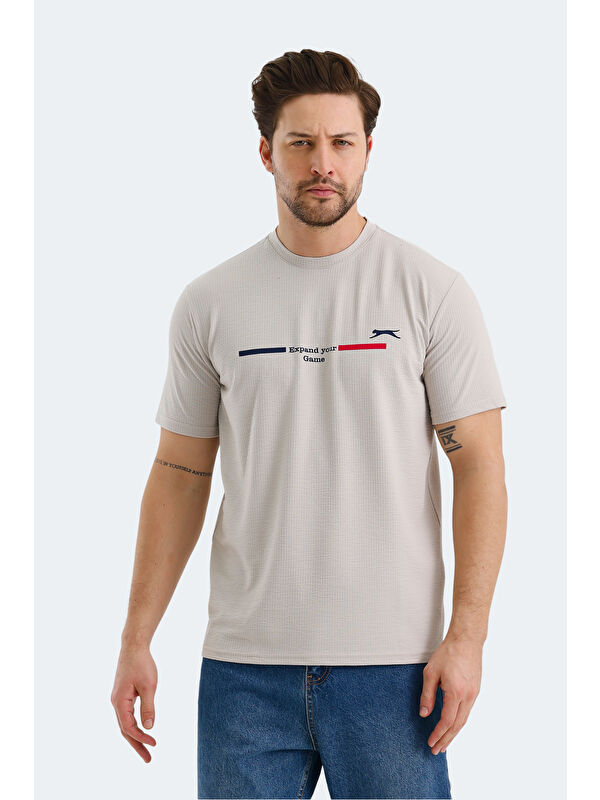 SLAZENGER BANDIT Erkek Tişört Gri