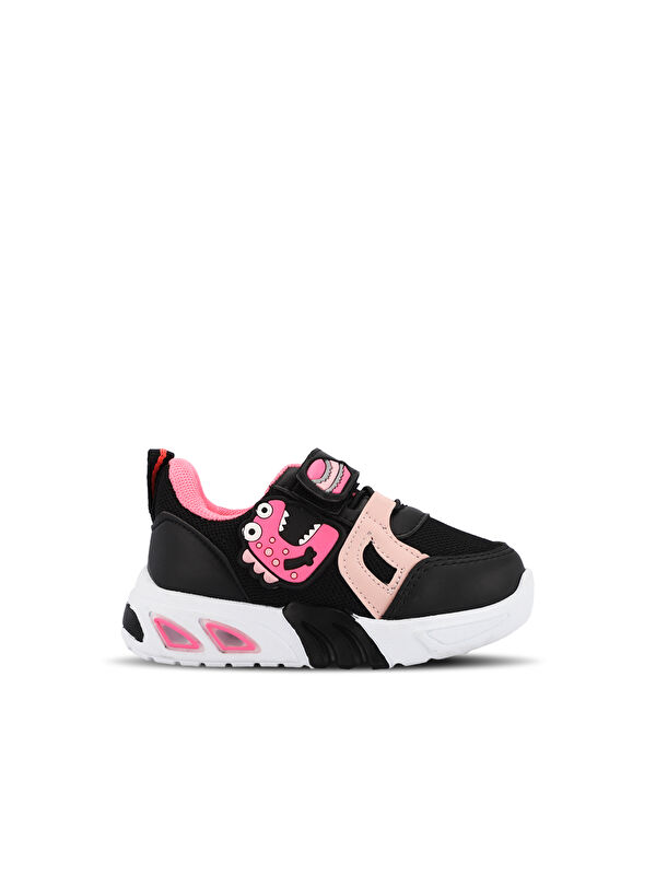 PANAMA IN Kız Çocuk Siyah / Fuşya Sneaker - Görsel 2