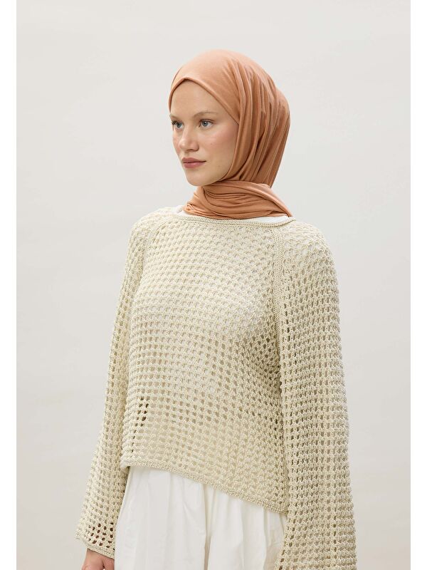 Fresh Scarfs Penye Şal Somon