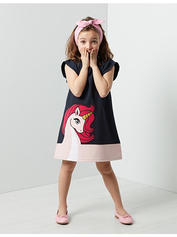 Denokids Unique  Kız Çocuk Elbise