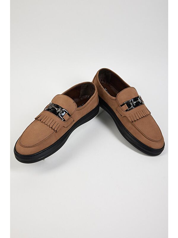 Erkek Kum Rahat Kalıp Deri Erkek Loafer - Görsel 5