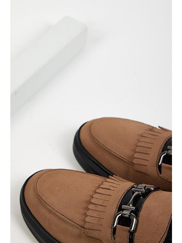 Erkek Kum Rahat Kalıp Deri Erkek Loafer - Görsel 6