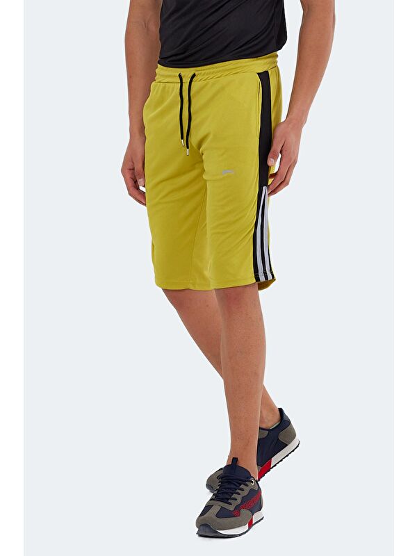 SLAZENGER SAKI Erkek Şort Sarı