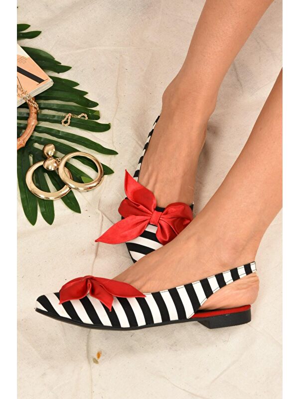 Fox Shoes Siyah Fox Shoes Babet H726809004 Kadın