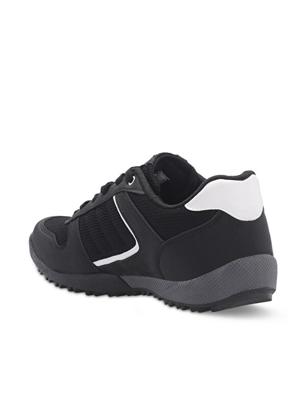 ADRIAN I Erkek Siyah / Koyu Gri Günlük Spor Ayakkabısı - Görsel 4