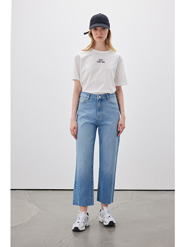Manuka 1965 Straight Denim Pantolon Mavi