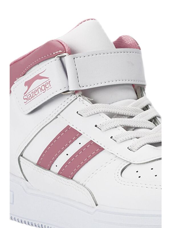 NICOLA I Kız Çocuk Cırt Cırtlı Beyaz / Pembe Günlük Spor Ayakkabısı - Görsel 5