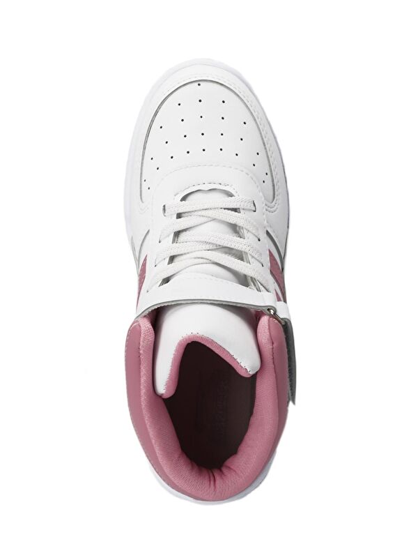 NICOLA I Kız Çocuk Cırt Cırtlı Beyaz / Pembe Günlük Spor Ayakkabısı - Görsel 6