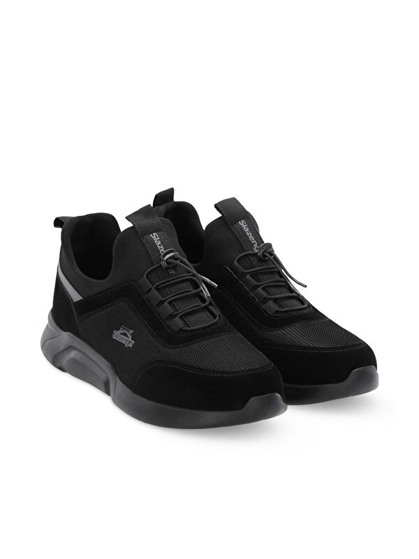 OBINA Erkek Siyah / Siyah Günlük Spor Ayakkabısı - Görsel 3