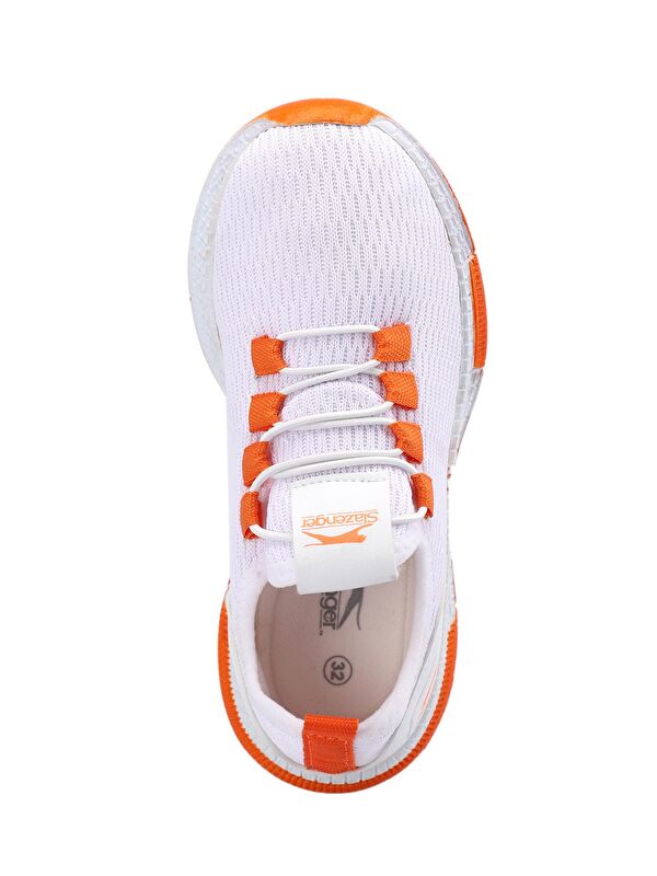 ABENA I Sneaker Kız Çocuk Ayakkabı Beyaz / Turuncu - Görsel 6