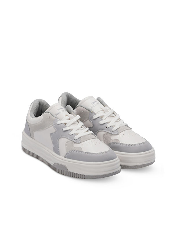 PINTO I Kadın Gri / Beyaz Günlük Spor Ayakkabısı - Görsel 3