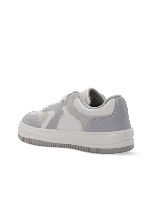 PINTO I Kadın Gri / Beyaz Günlük Spor Ayakkabısı - Görsel 4