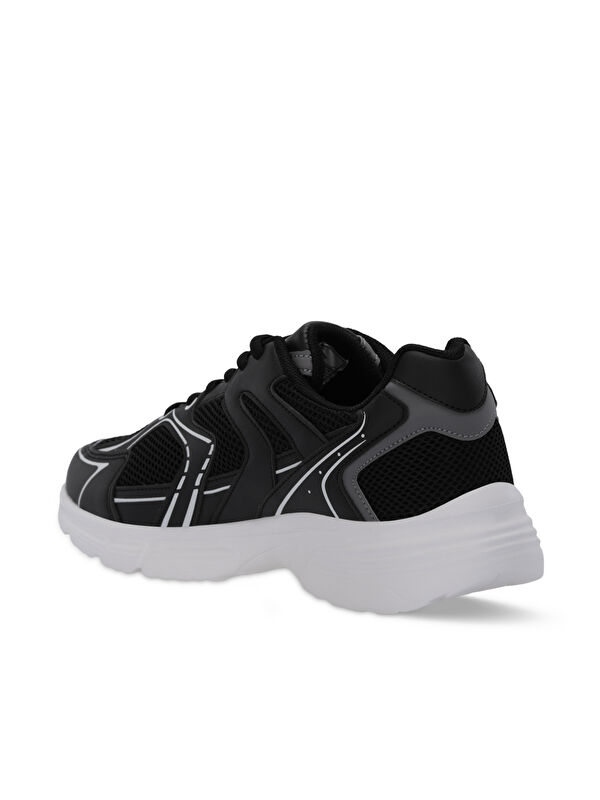 IMPROV I Erkek Siyah / Beyaz Koşu & Yürüyüş Spor Ayakkabısı - Görsel 4