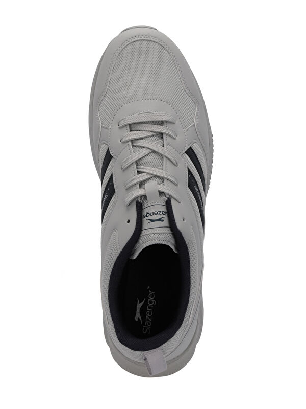 IDEAL I Büyük Beden Erkek Gri / Lacivert Koşu & Yürüyüş Spor Ayakkabısı - Görsel 6