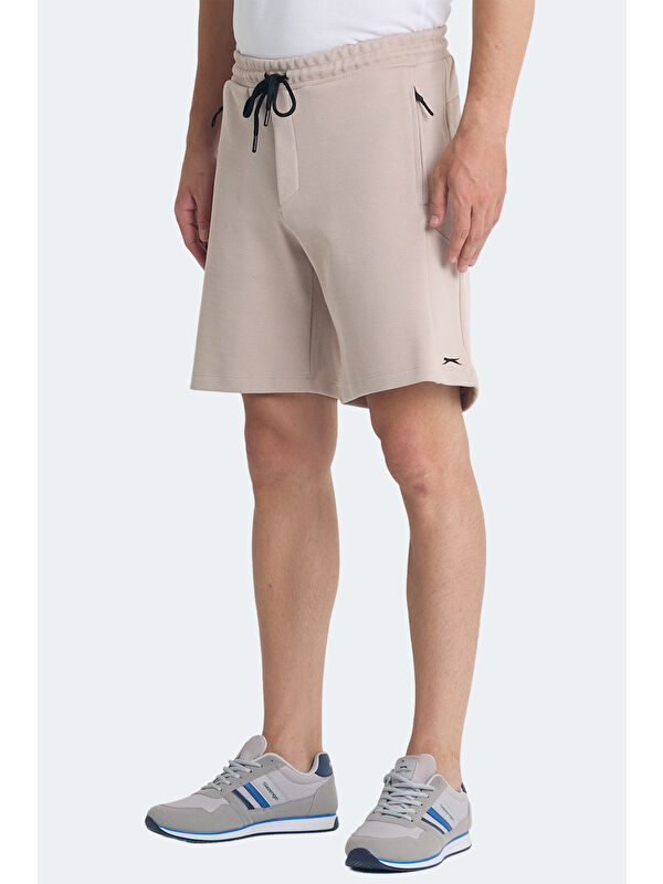 SLAZENGER VILTE I Erkek Cepli Taş Gri Şort