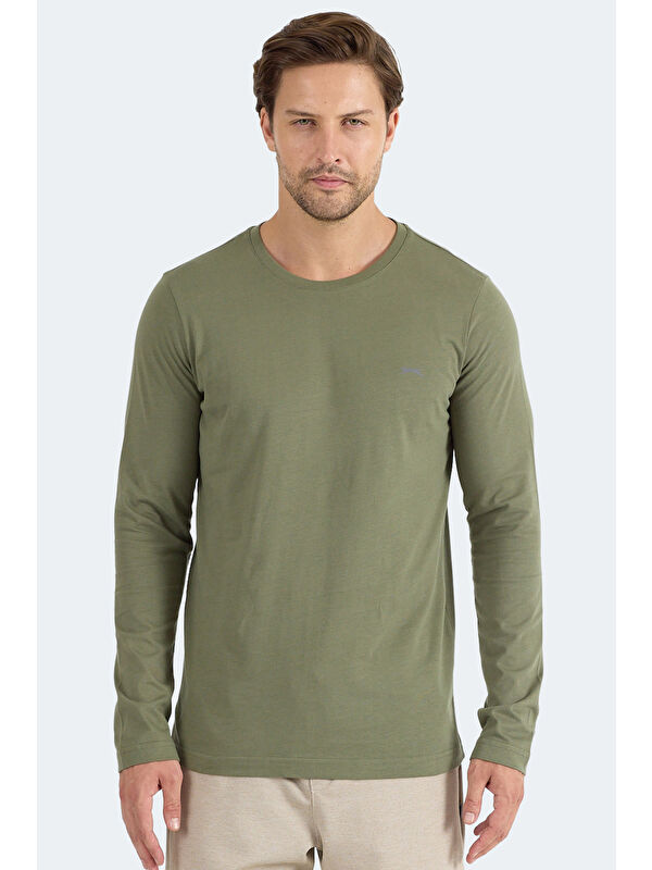 SLAZENGER ROVER Erkek Haki Sweatshirt
