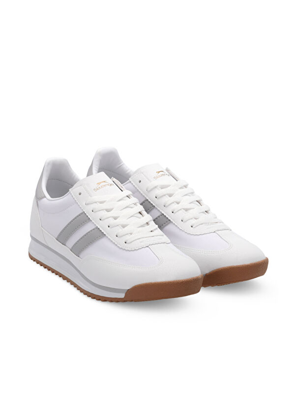 OLEKS Erkek Beyaz / Gri Günlük Spor Ayakkabısı - Görsel 3