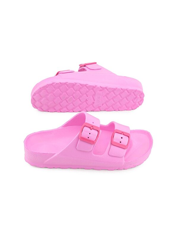 Yazlık Kadın Çift Toka Ayarlanabilir Banyo Bahçe Plaj Havuz Terlik - Görsel 7