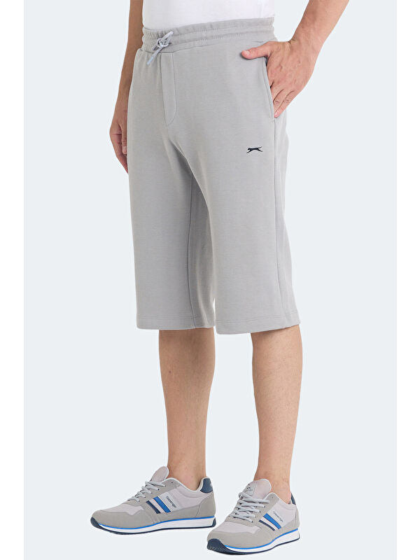 SLAZENGER VILJA I Erkek Cepli Kapri Gri Şort