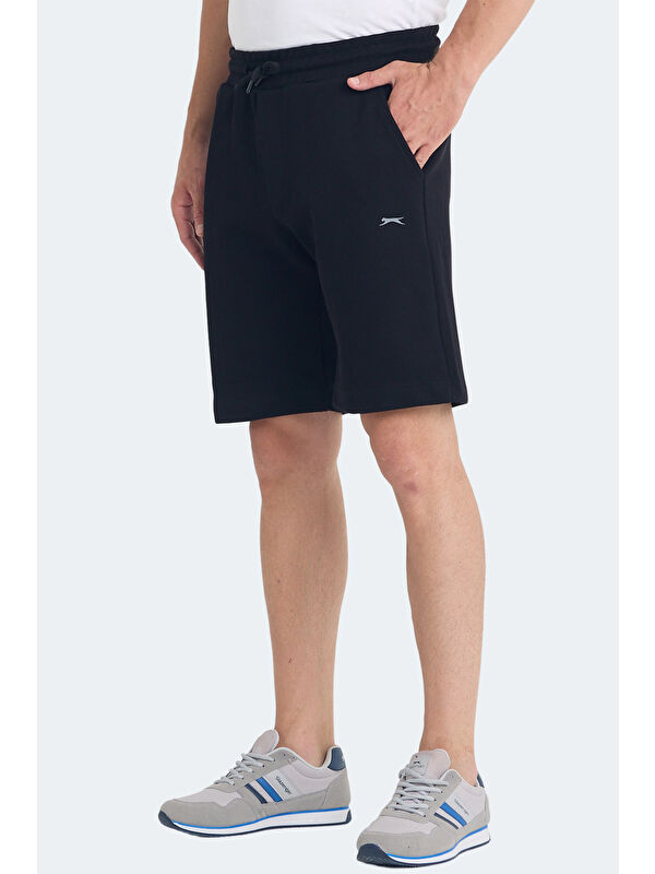 SLAZENGER VELVELA I Erkek Cepli Siyah Şort