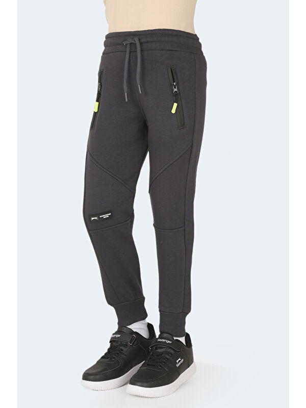 SLAZENGER LAMYA Unisex Çocuk Eşofman Altı Koyu Gri