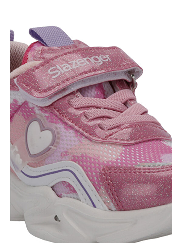 KLARION Kız Çocuk Cırt Cırtlı Pembe Günlük Spor Ayakkabısı - Görsel 5