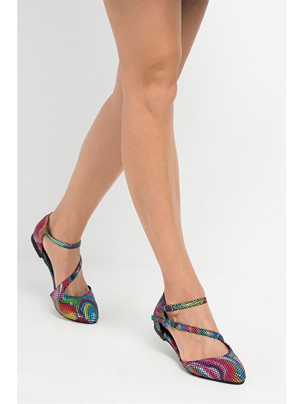 Fox Shoes Multi Kadın Babet D726016907