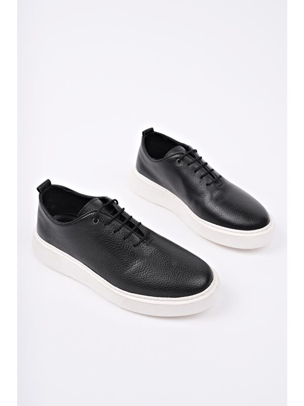 SEBASTİAN Bağcıklı Hakiki Deri Erkek Günlük Casual Ayakkabı - Görsel 5