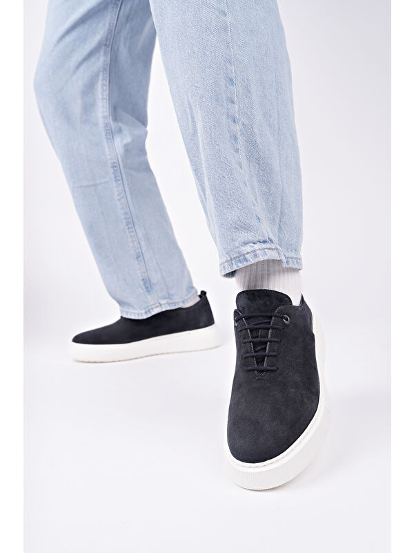 SEBASTİAN Bağcıklı Hakiki Deri Erkek Günlük Casual Ayakkabı - Görsel 6