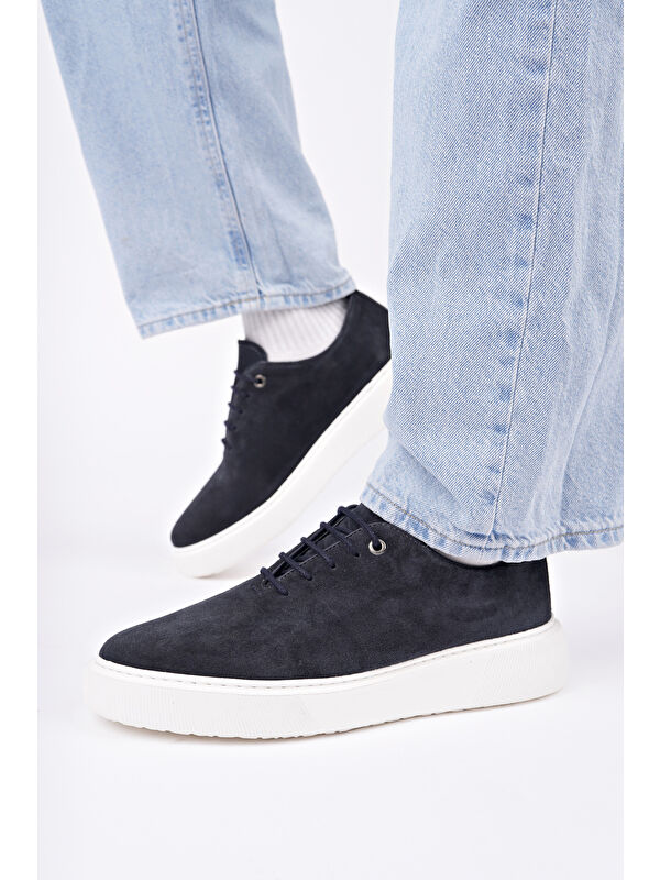 SEBASTİAN Bağcıklı Hakiki Deri Erkek Günlük Casual Ayakkabı - Görsel 7