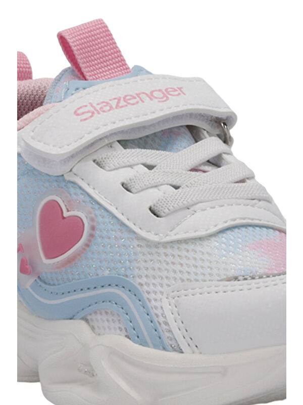 KLARION Kız Çocuk Cırt Cırtlı Beyaz / Mavi Günlük Spor Ayakkabısı - Görsel 5