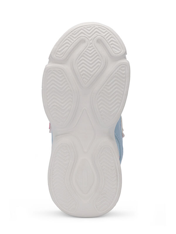KLARION Kız Çocuk Cırt Cırtlı Beyaz / Mavi Günlük Spor Ayakkabısı - Görsel 8