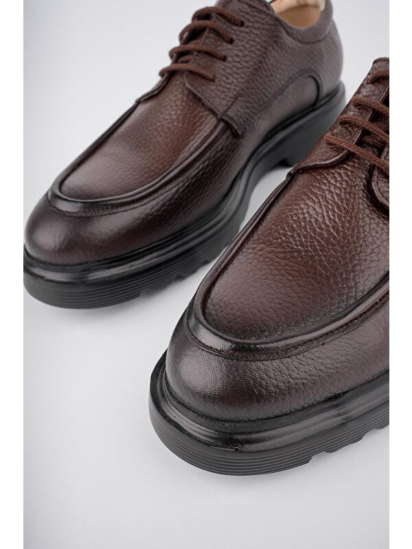 SAMUEL Günlük Klasik Hakiki Deri Casual Rahat Ortopedik Kalın Taban Erkek Ayakkabı - Görsel 8