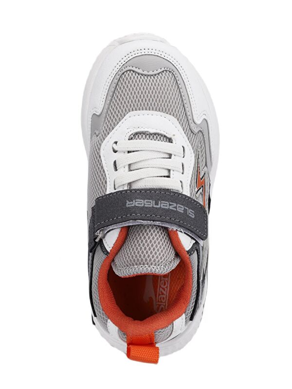 KAORU IN Kız Çocuk Sneaker Ayakkabı Gri / Turuncu - Görsel 6