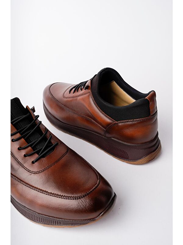 FREE Erkek Günlük Klasik Hakiki Deri Casual Rahat Ortopedik Ayakkabı - Görsel 7