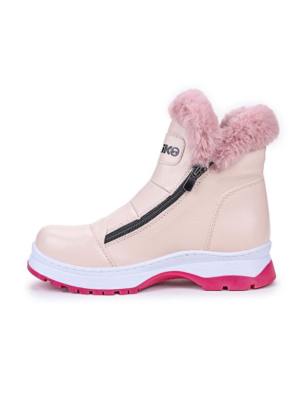 250 Rugan Çatlak Fermuarlı Kız Çocuk Bot Ayakkabı - Görsel 6