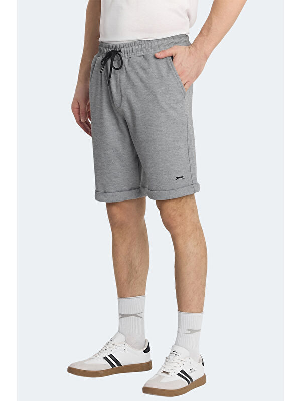 SLAZENGER NOVA Erkek Cepli Koyu Gri Şort