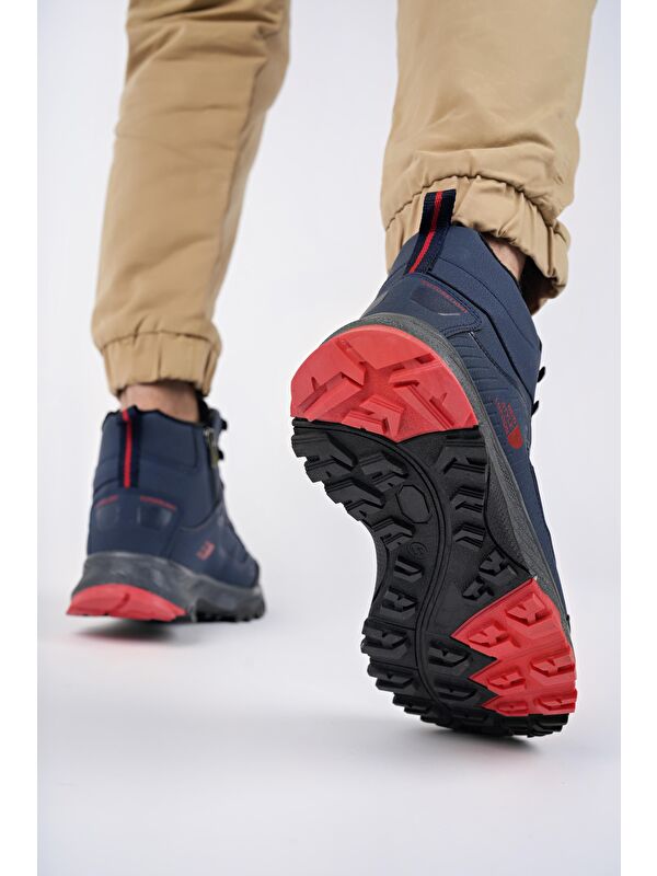 İZLAND Unisex Trekking Outdoor Bağcıklı Yandan Fermuarlı Kışlık Bot - Görsel 7