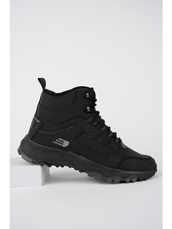 İZLAND Unisex Trekking Outdoor Bağcıklı Yandan Fermuarlı Kışlık Bot - Görsel 7