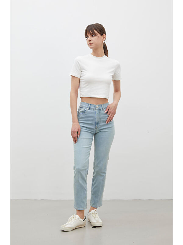 Manuka Bootcut Fit Denim Pantolon Açık Mavi
