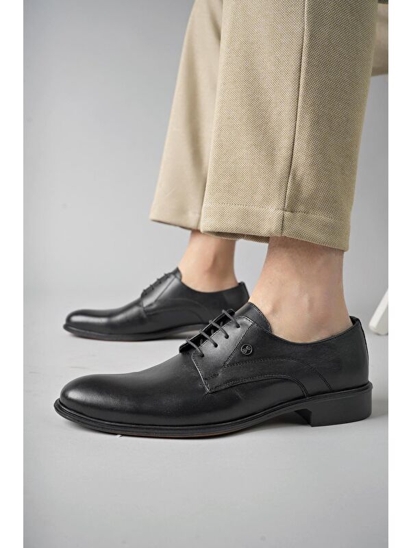H0143 Erkek Günlük Klasik Hakiki Deri Ayakkabı - Görsel 3